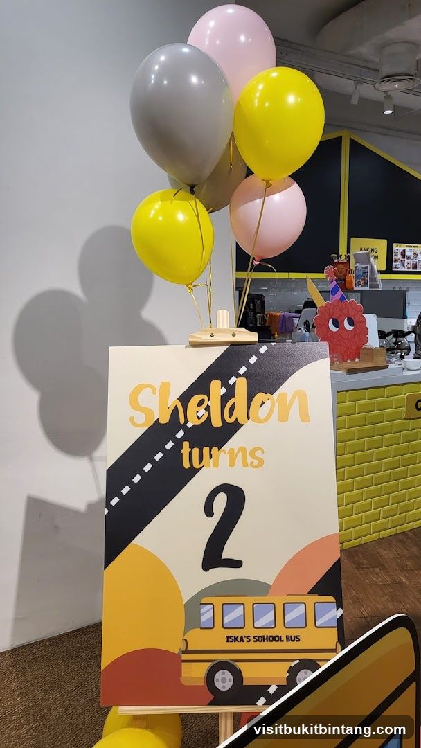 Birthday Sign with Balloons