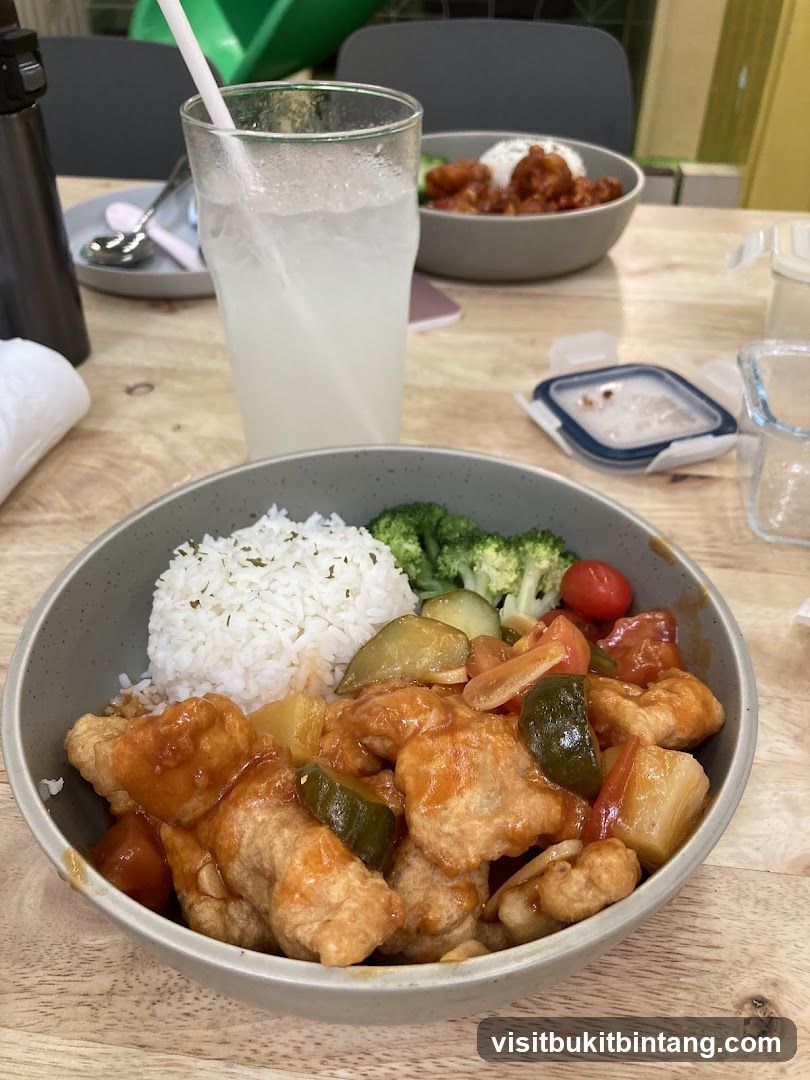 Sweet and Sour Dish with Rice