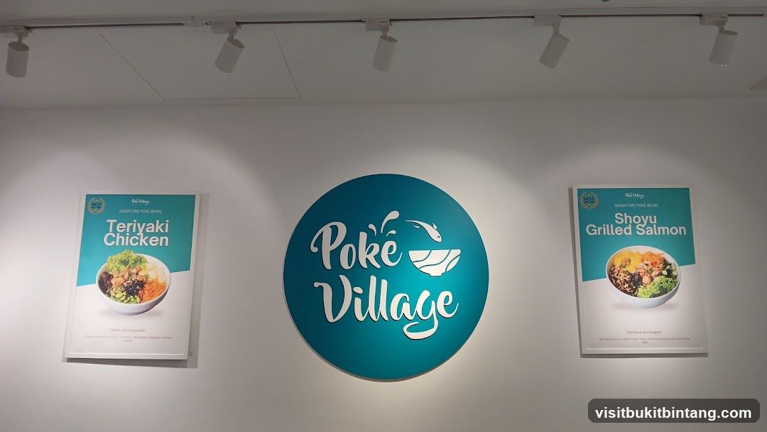 Poke Village Menu Display