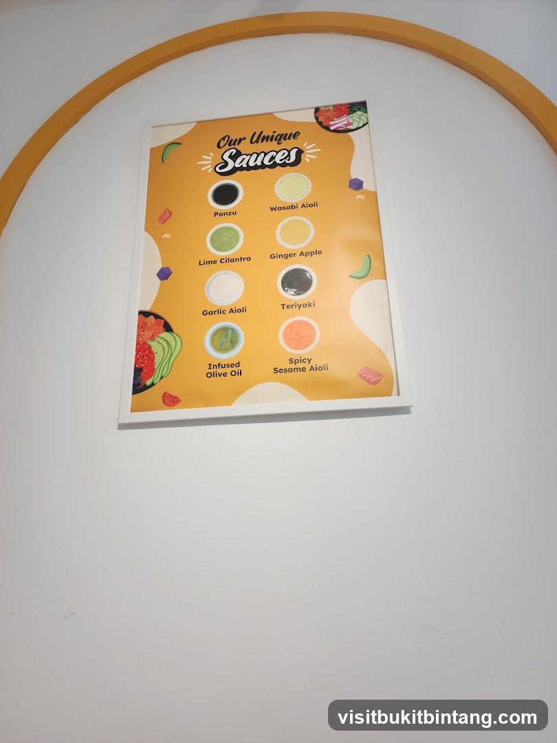 Unique Sauces Menu
