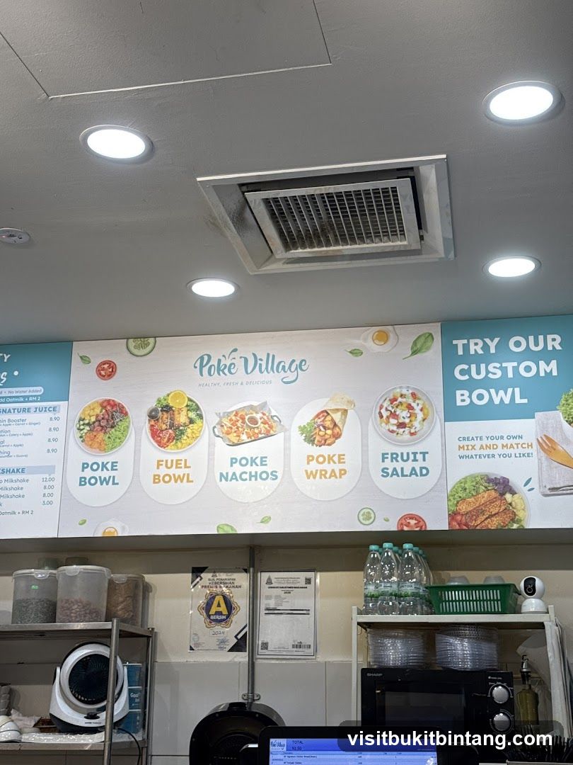 Poke Village Menu