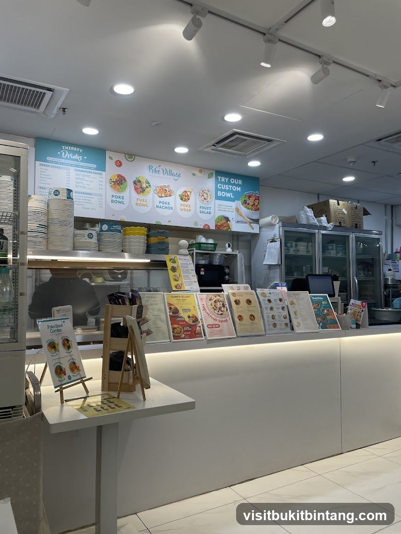 Poke Village Counter