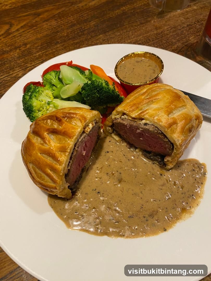Beef Wellington with Vegetables