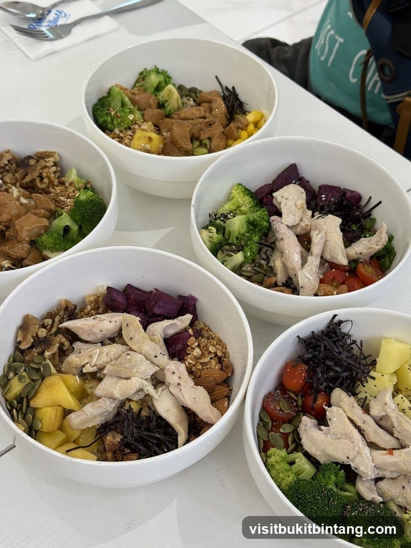 Five Bowls of Food