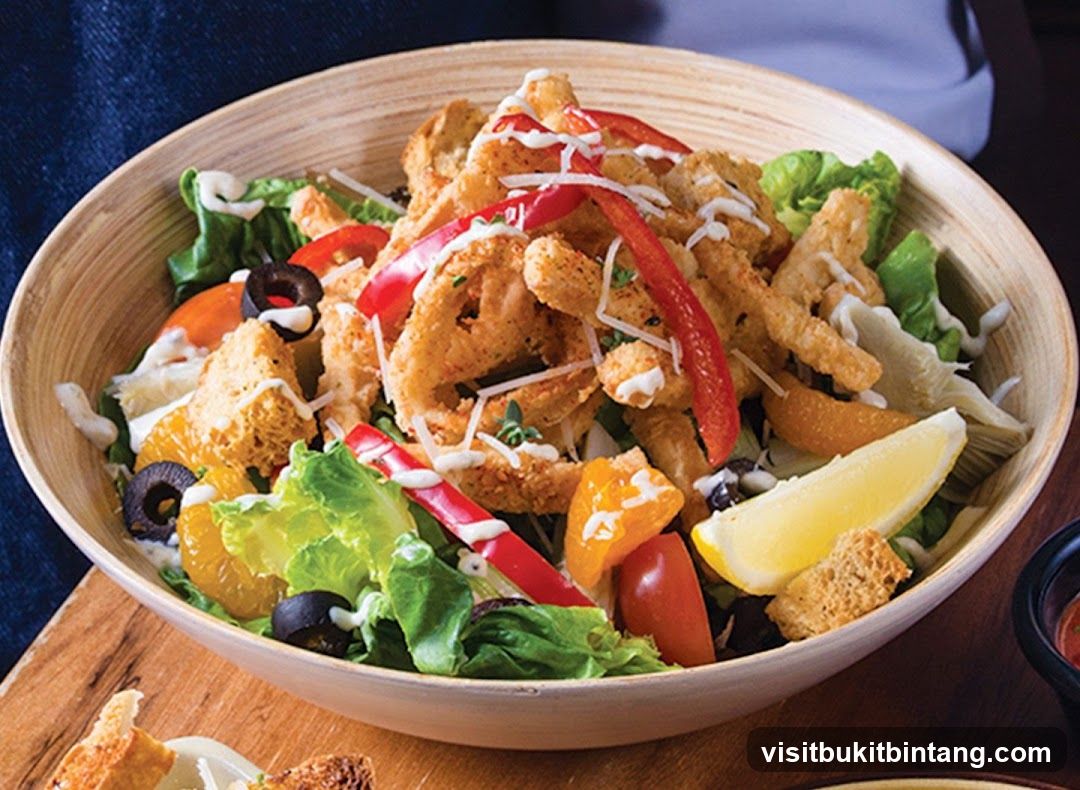 Crispy Calamari Salad