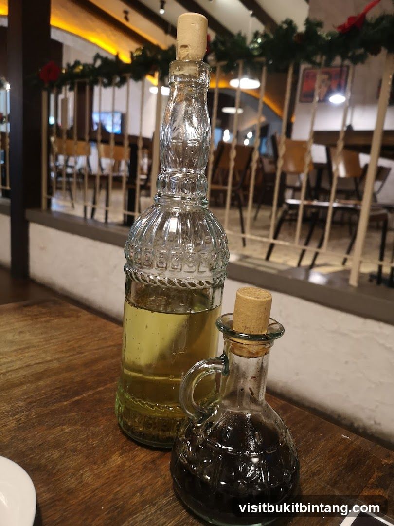 Condiment Bottles on Table