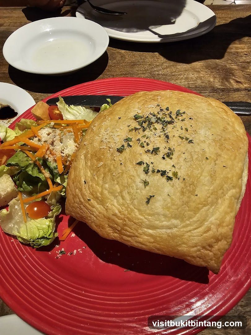 Savory Pastry with Side Salad