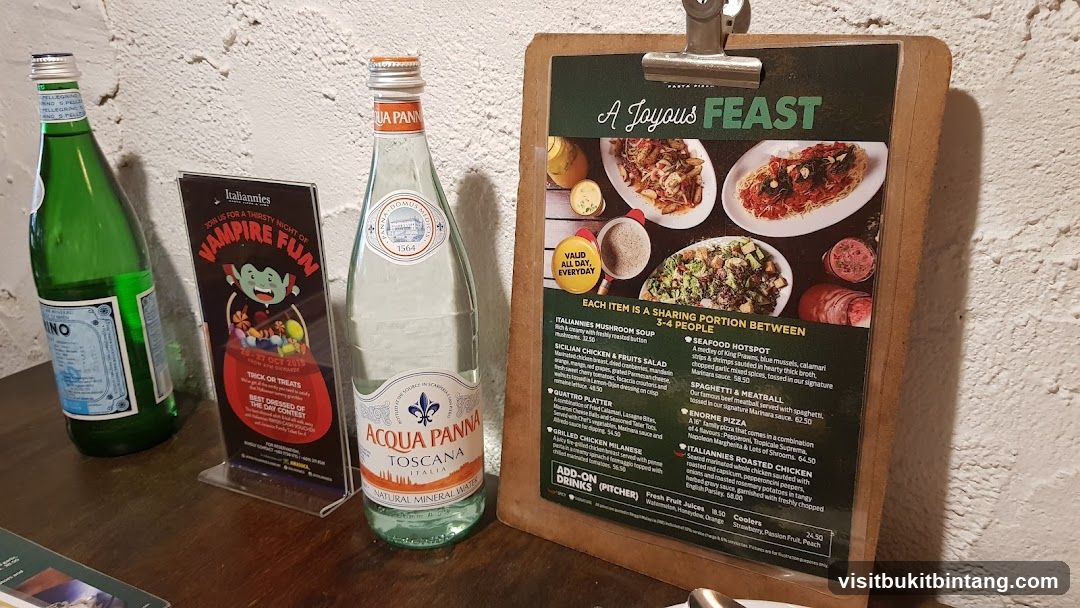Menu and Drinks