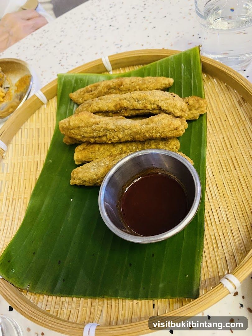 Fried Fish Cakes with Dipping Sauce