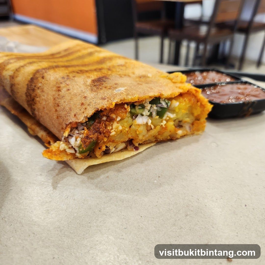 Masala Dosa with Chutney