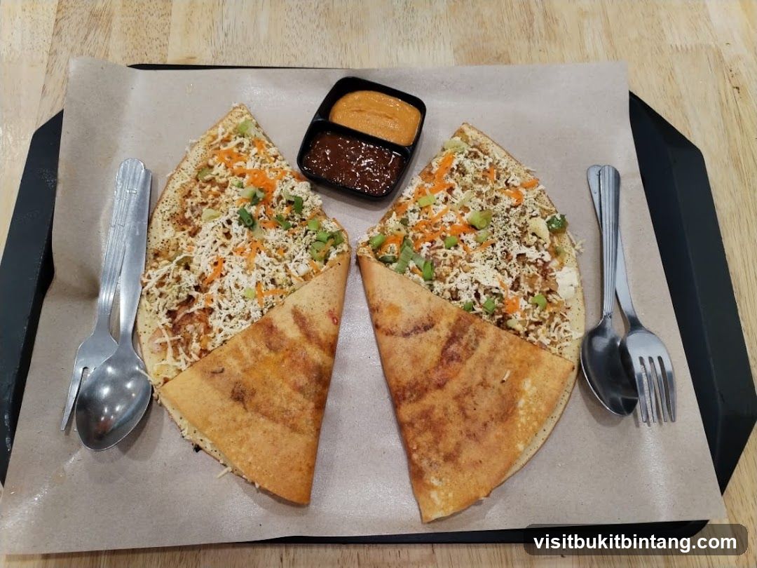 Masala Dosa with Chutneys
