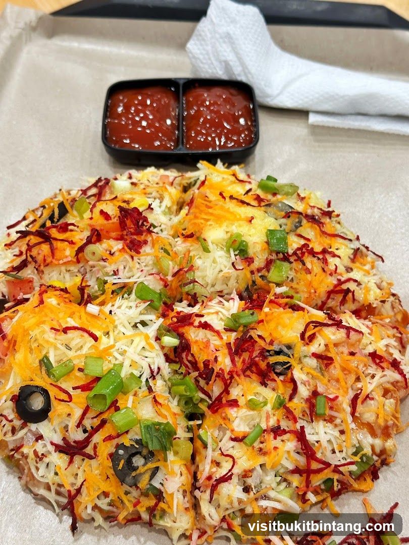 Pizza with Toppings and Sauces