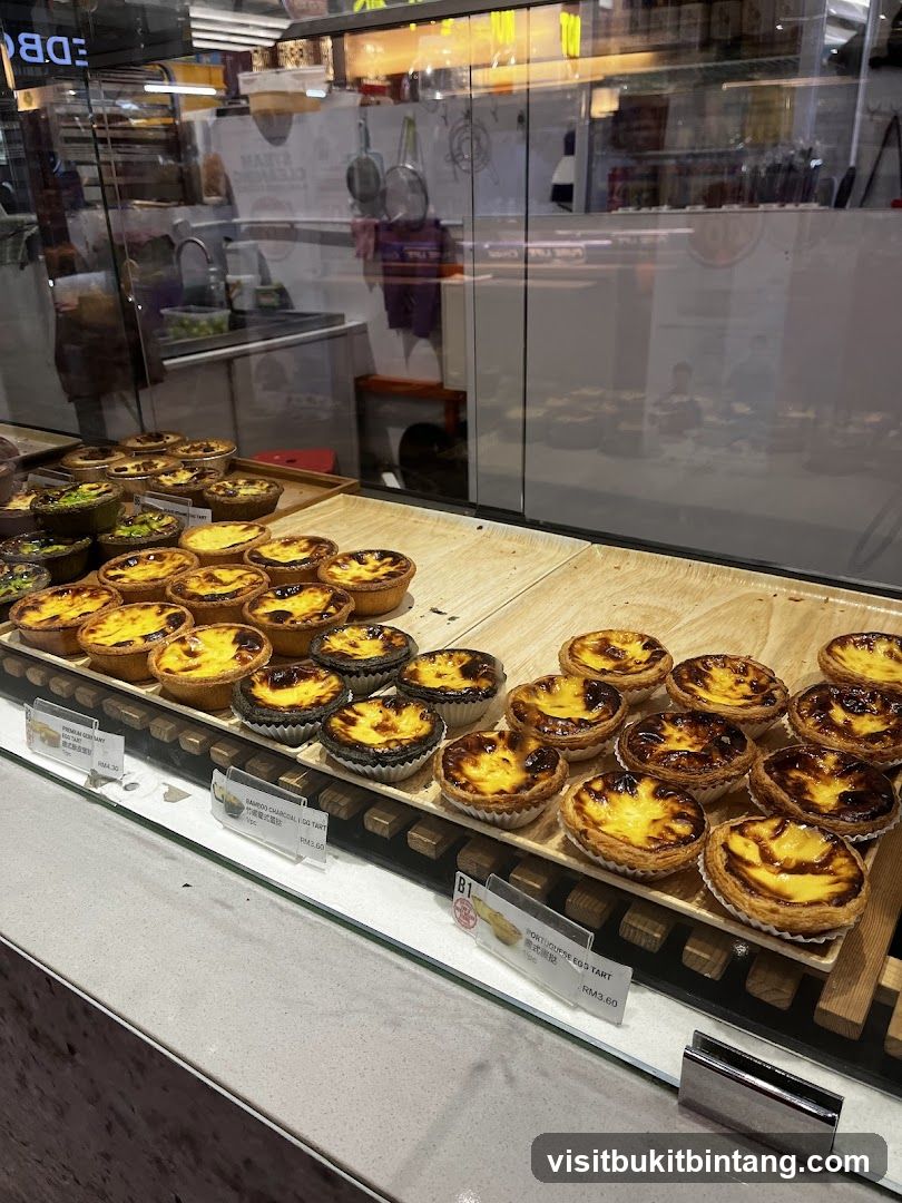 Egg Tarts Display