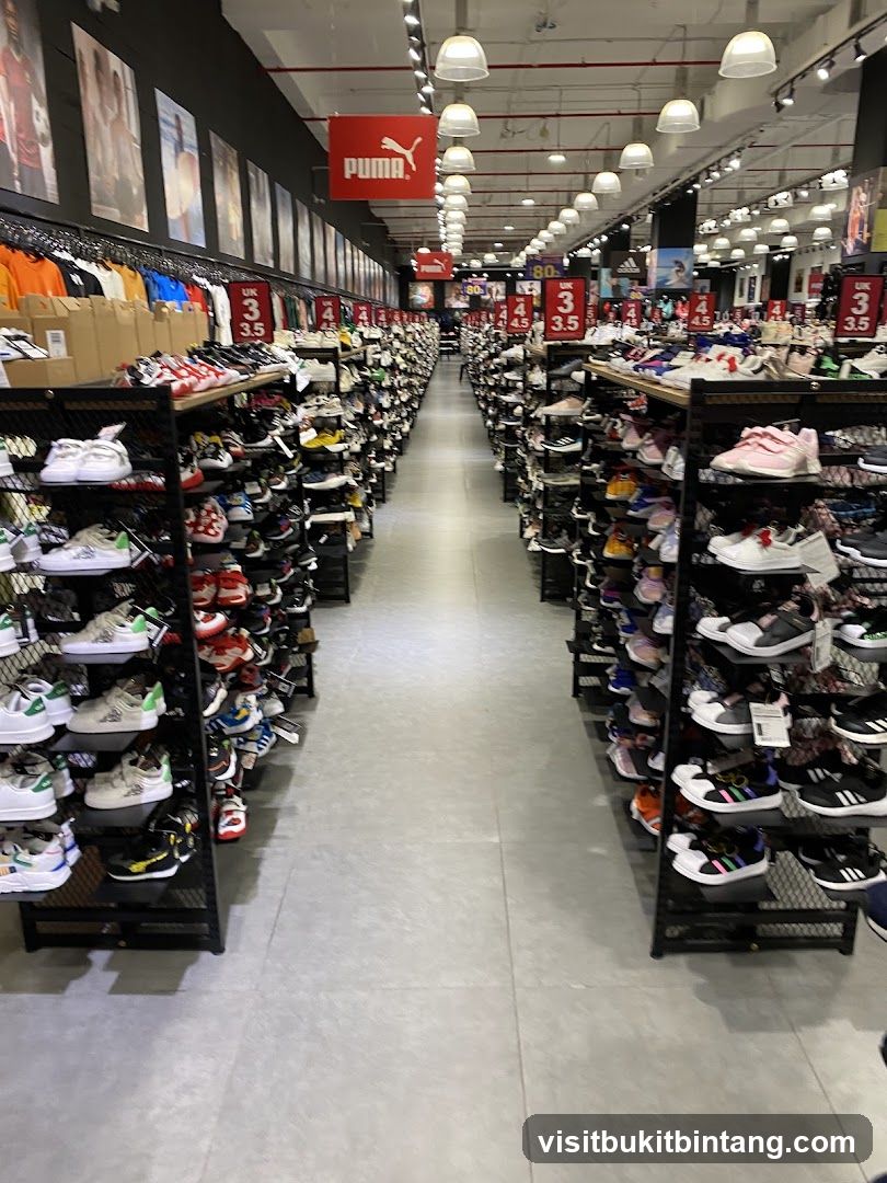Shoe Store Aisle