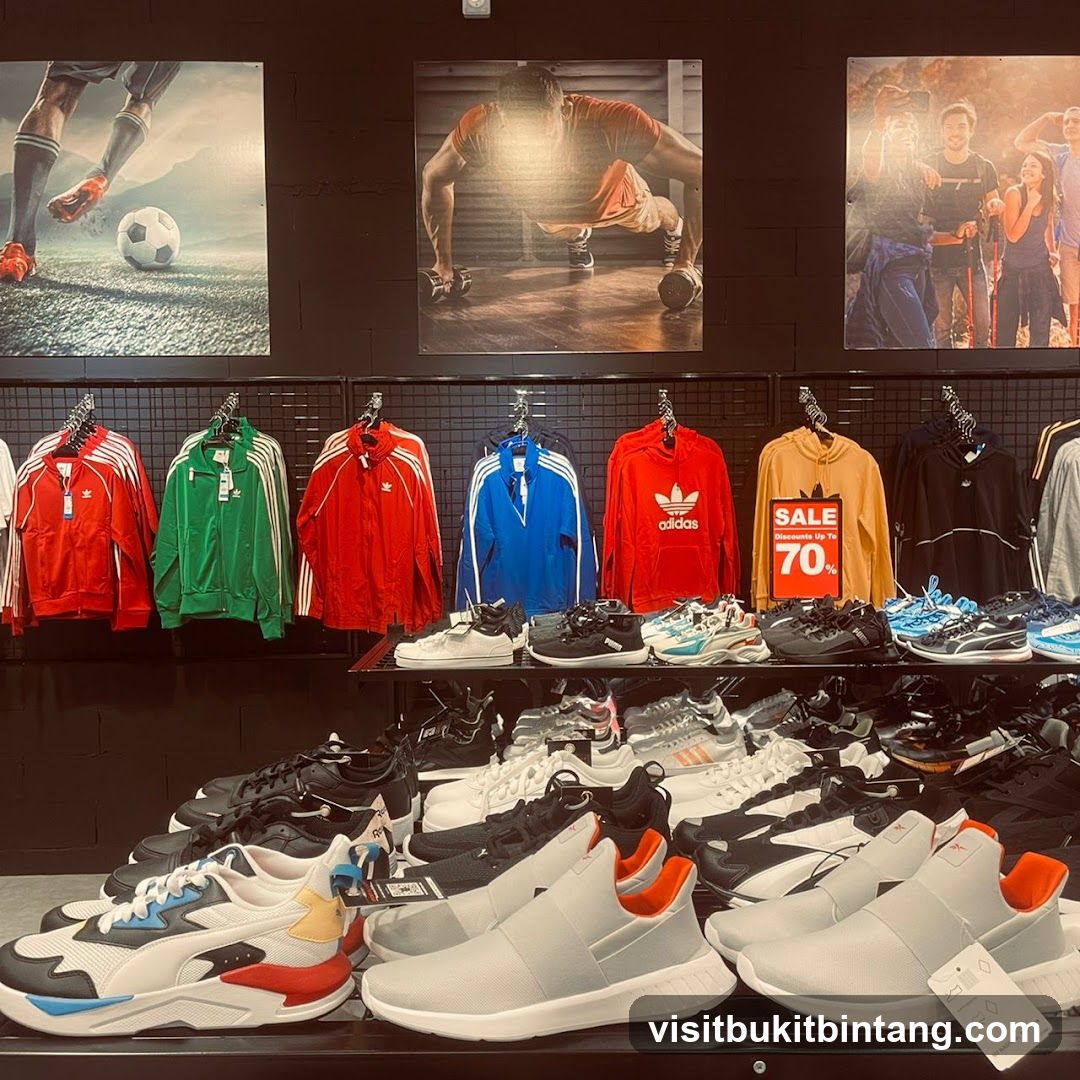 Sportswear and Footwear Display