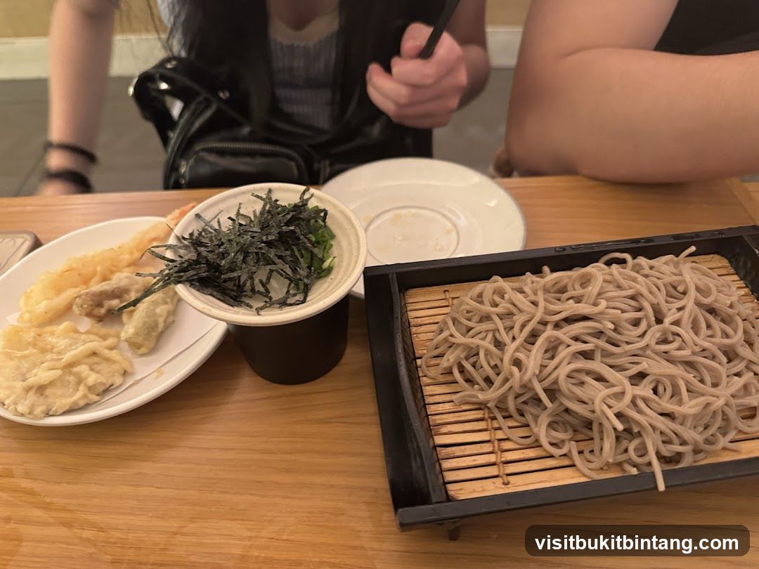 Soba Noodles and Tempura