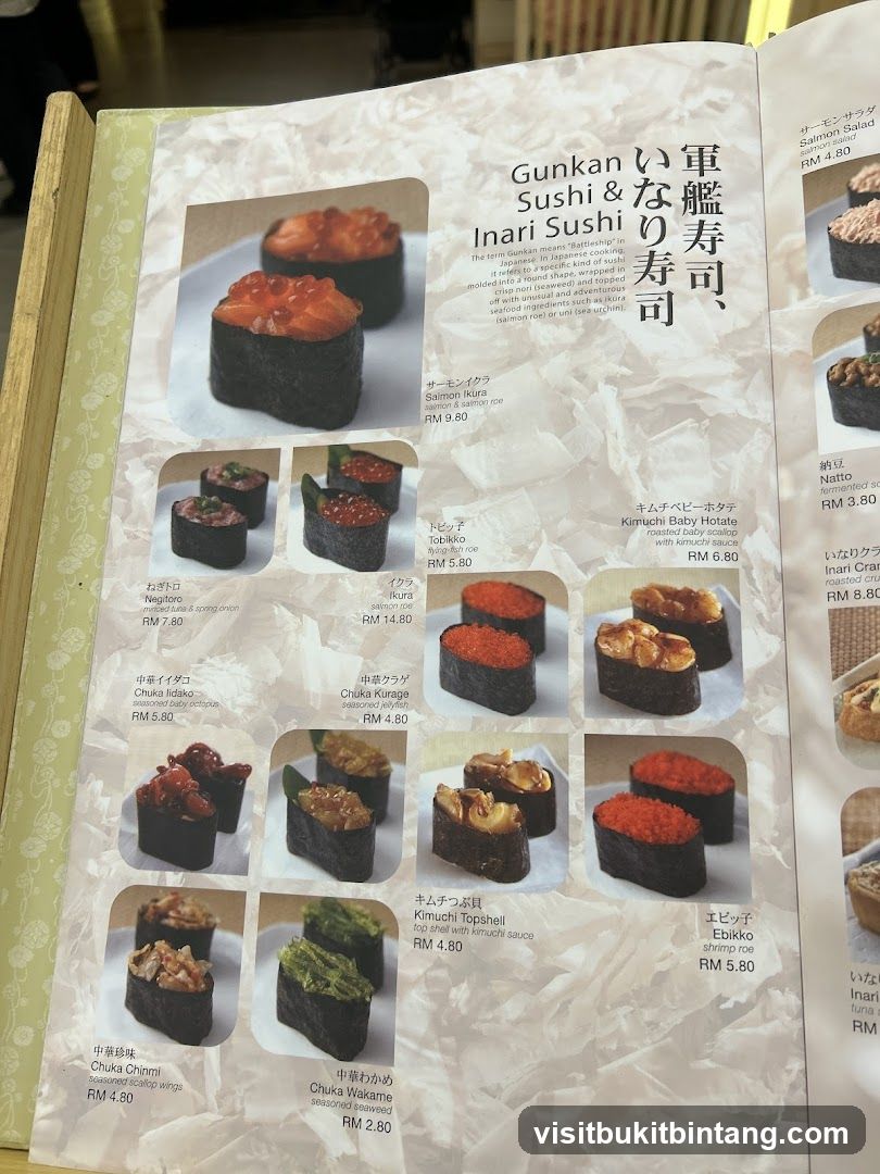 Gunkan Sushi & Inari Sushi