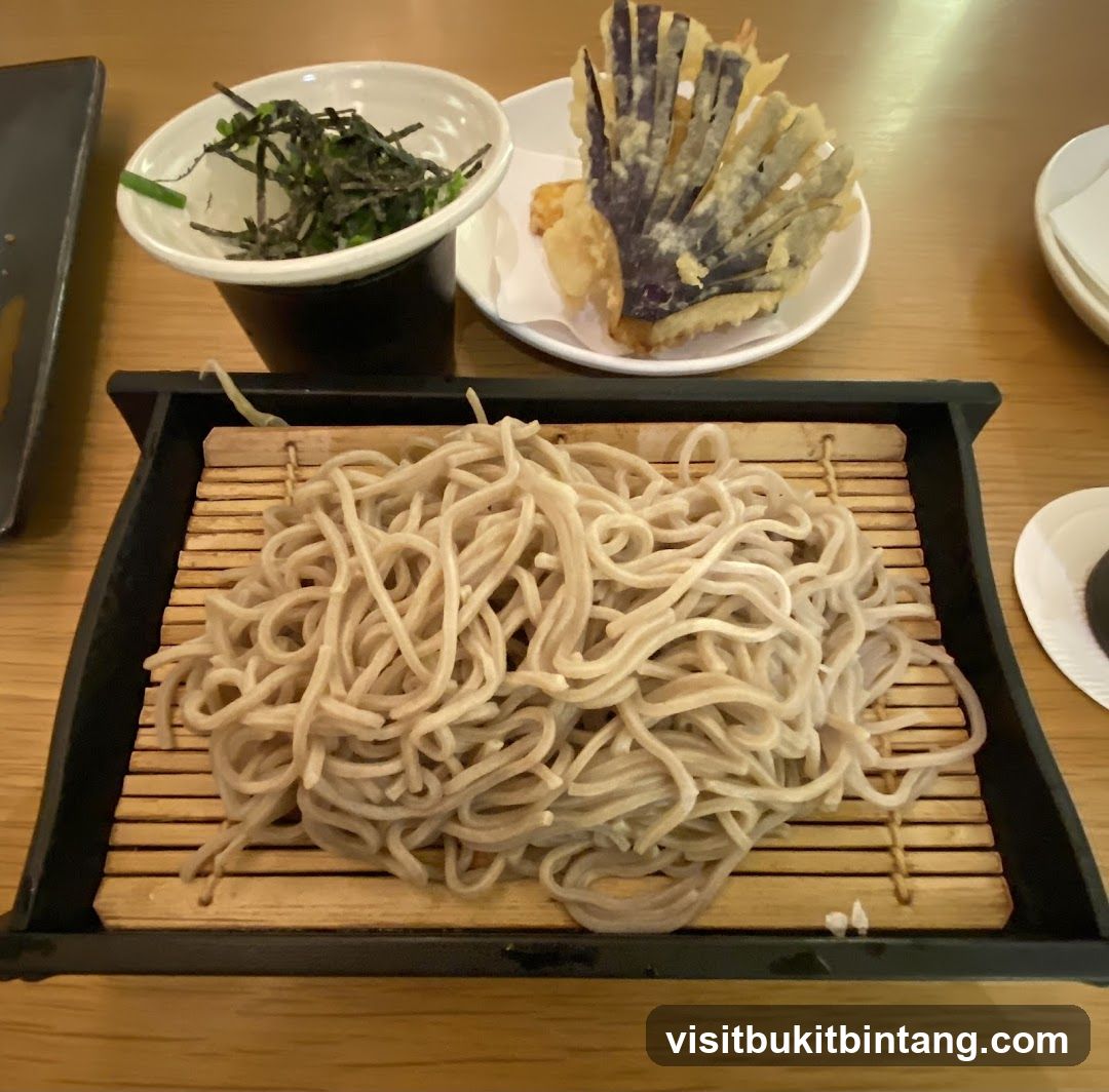 Soba Noodles with Tempura