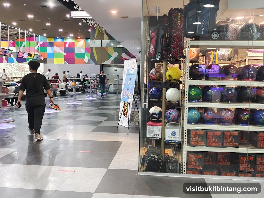 Bowling Alley Store Display