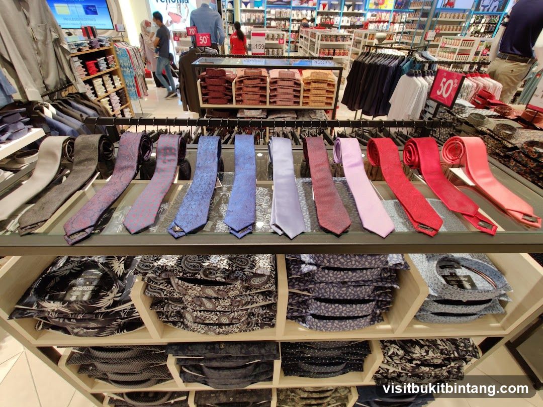 Ties and Shirts Display