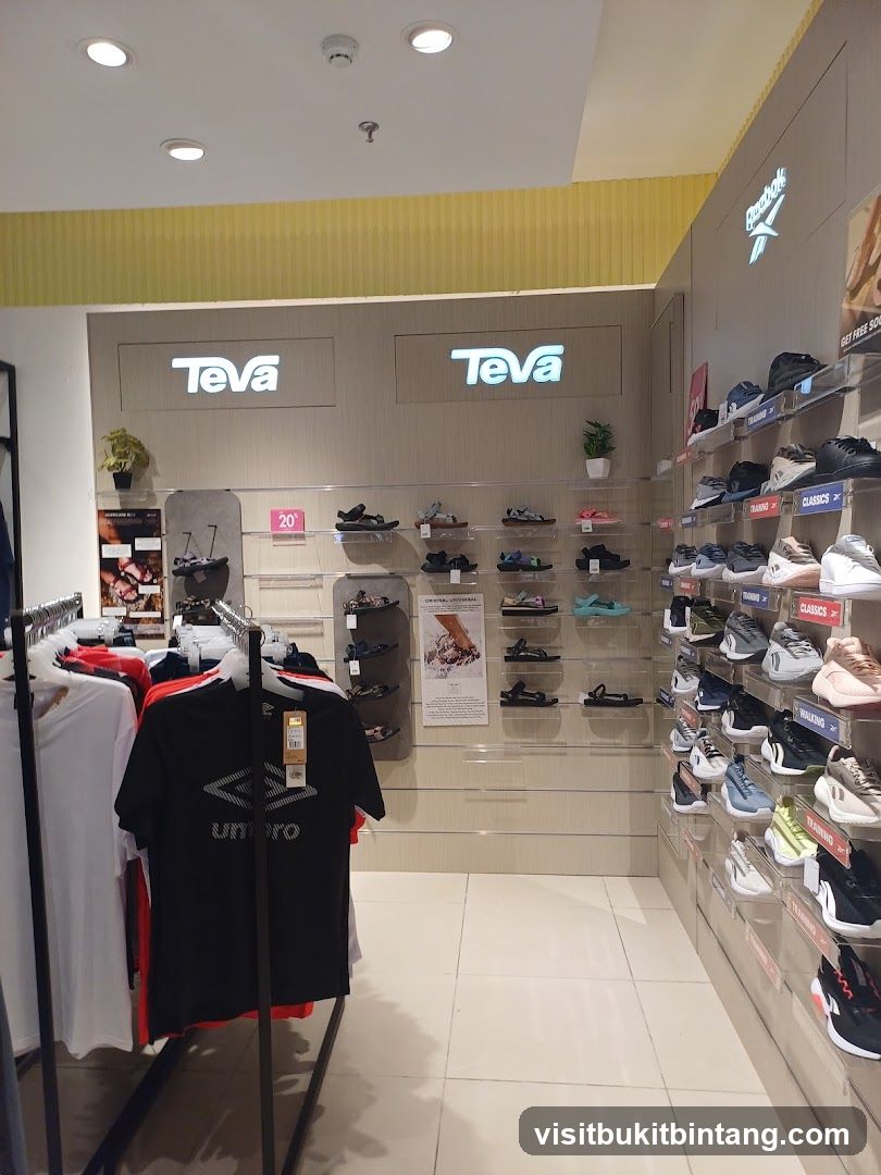 Footwear and Apparel Store Display