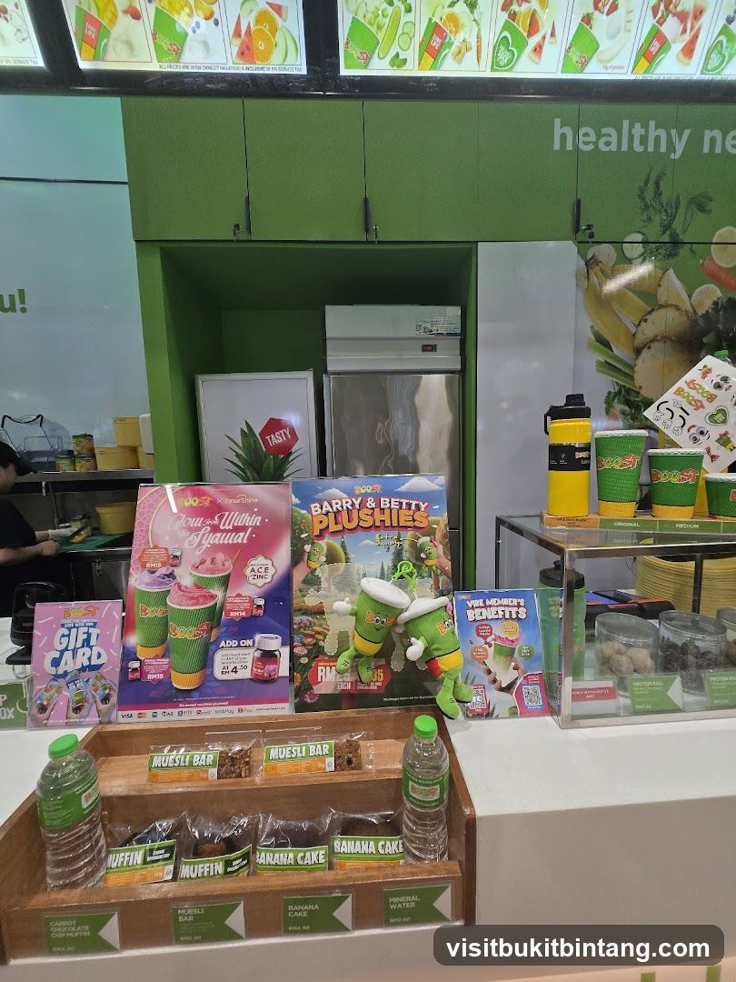 Boost Juice Store Display