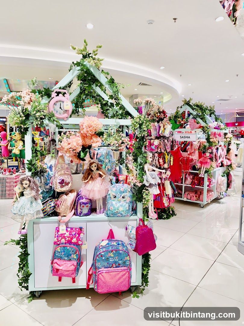 Children's Backpack and Doll Display