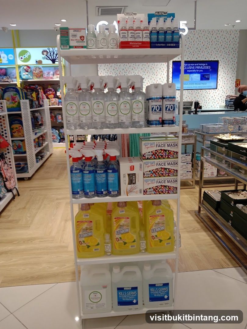 Cleaning and Personal Care Products Display
