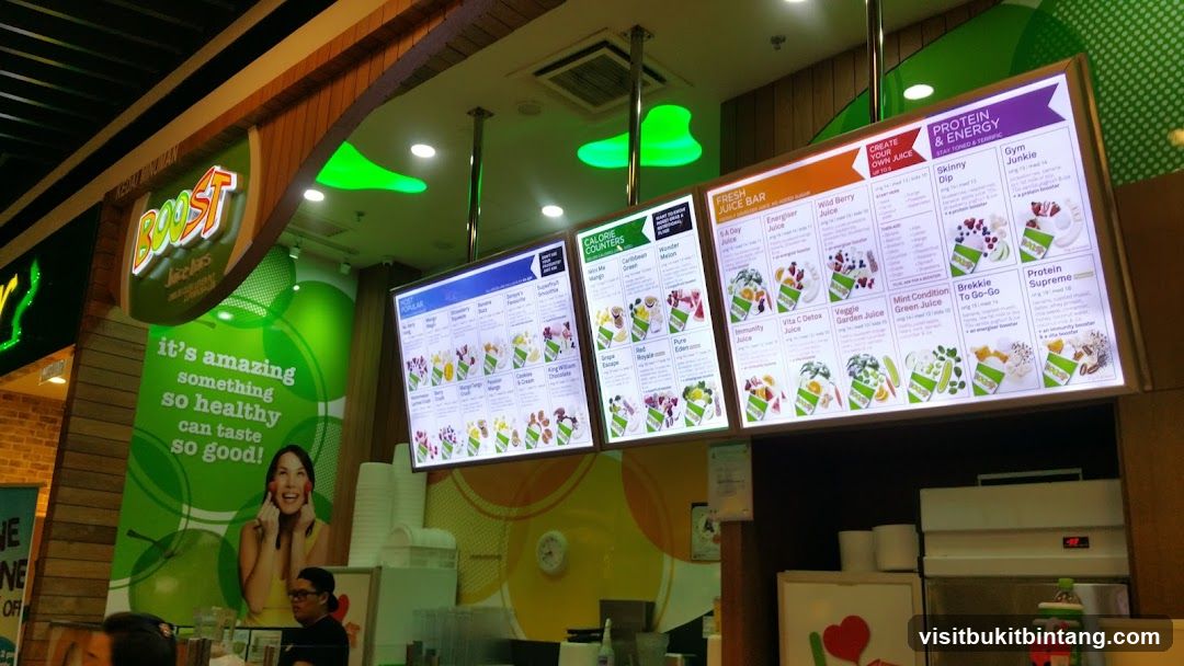 Boost Juice Bar Menu