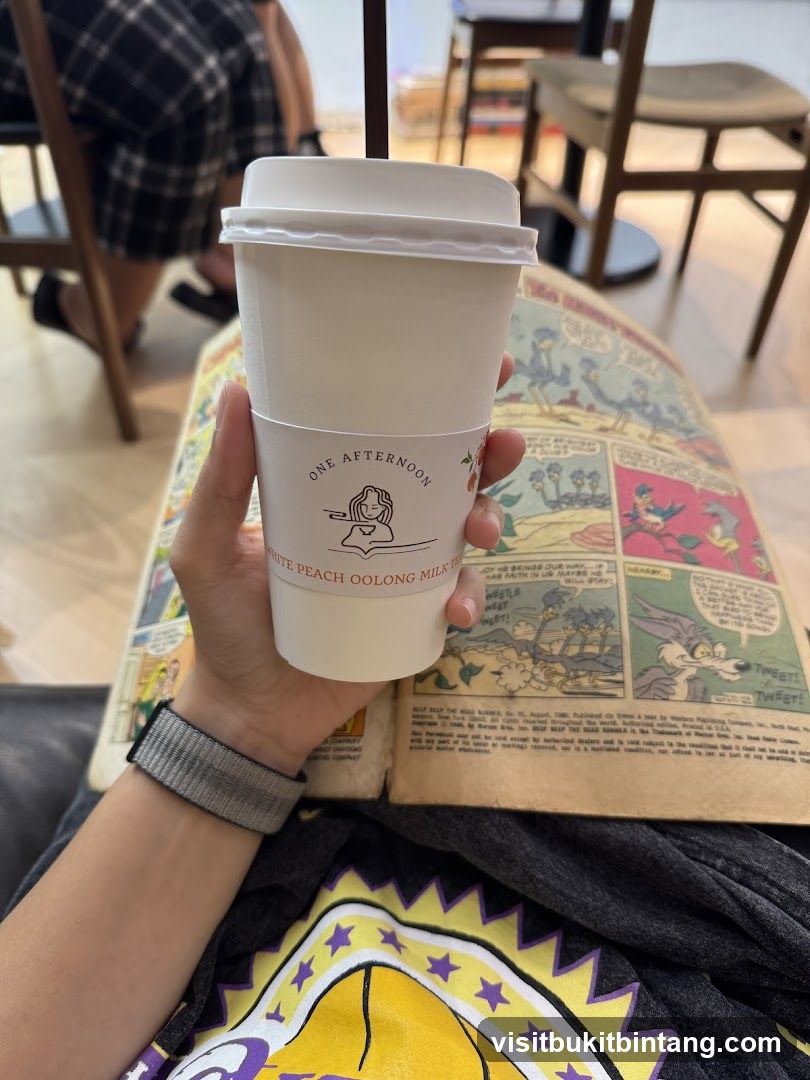 Beverage and Comic Book