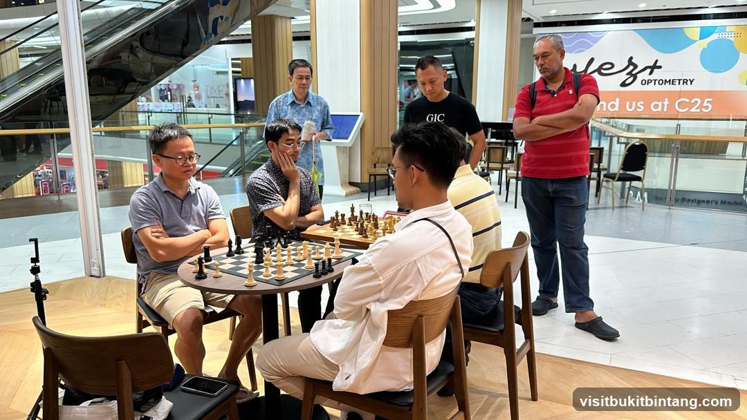 Chess Match in a Mall