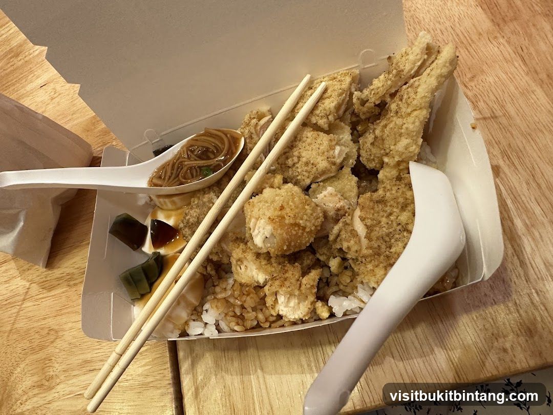 Fried Chicken Rice Box