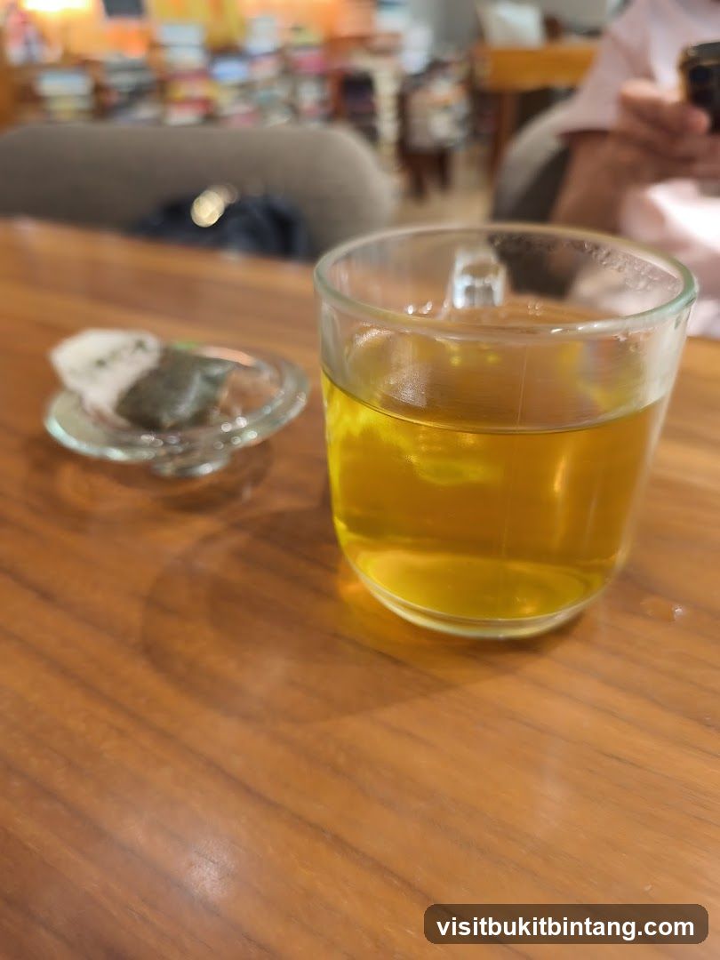 Tea and Snacks on a Table