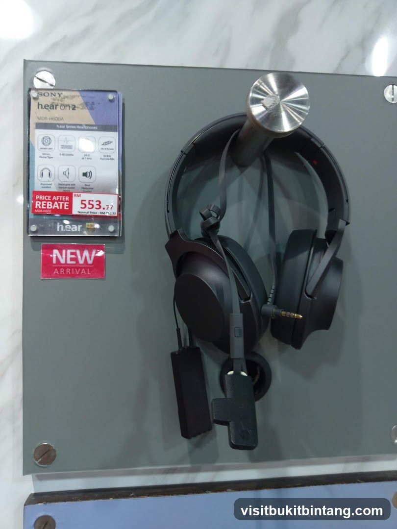 Sony Headphones Display