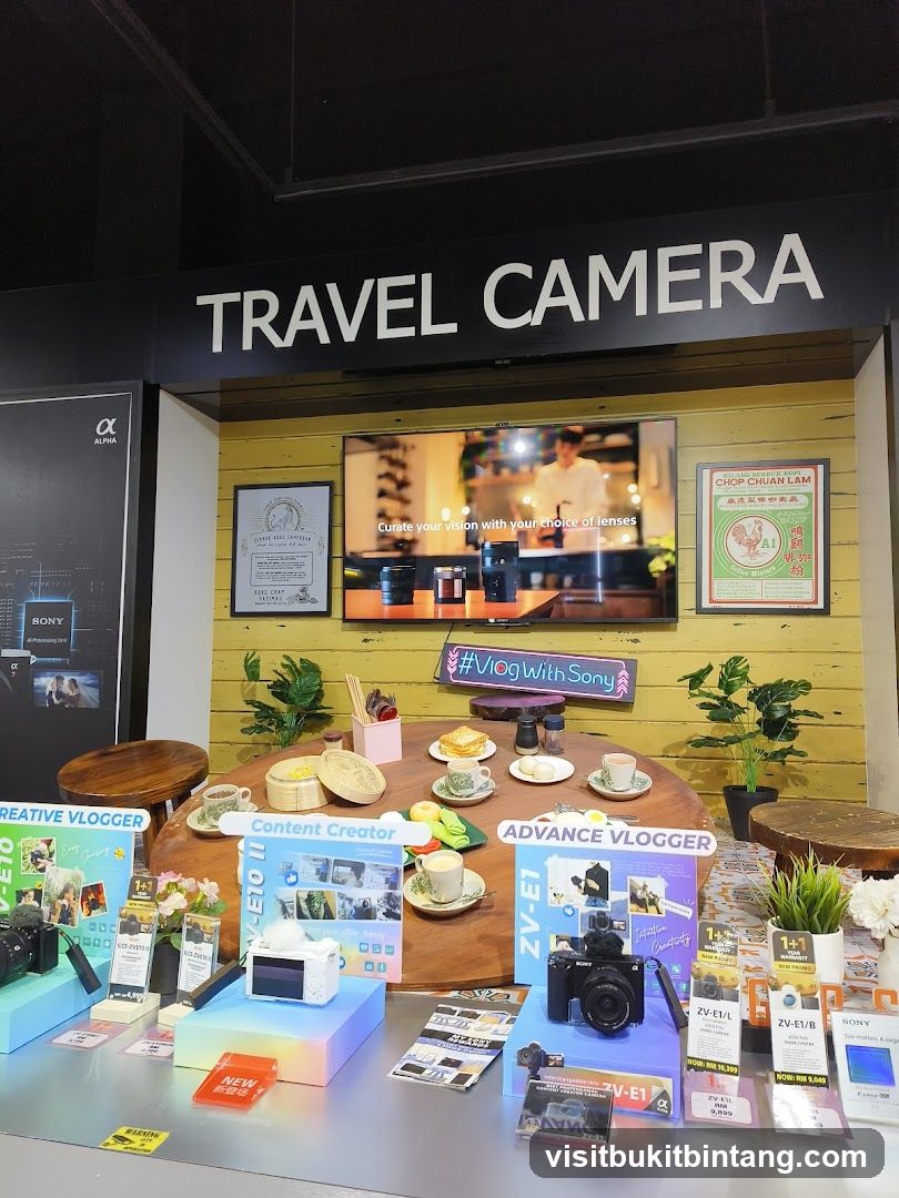 Sony Travel Camera Display