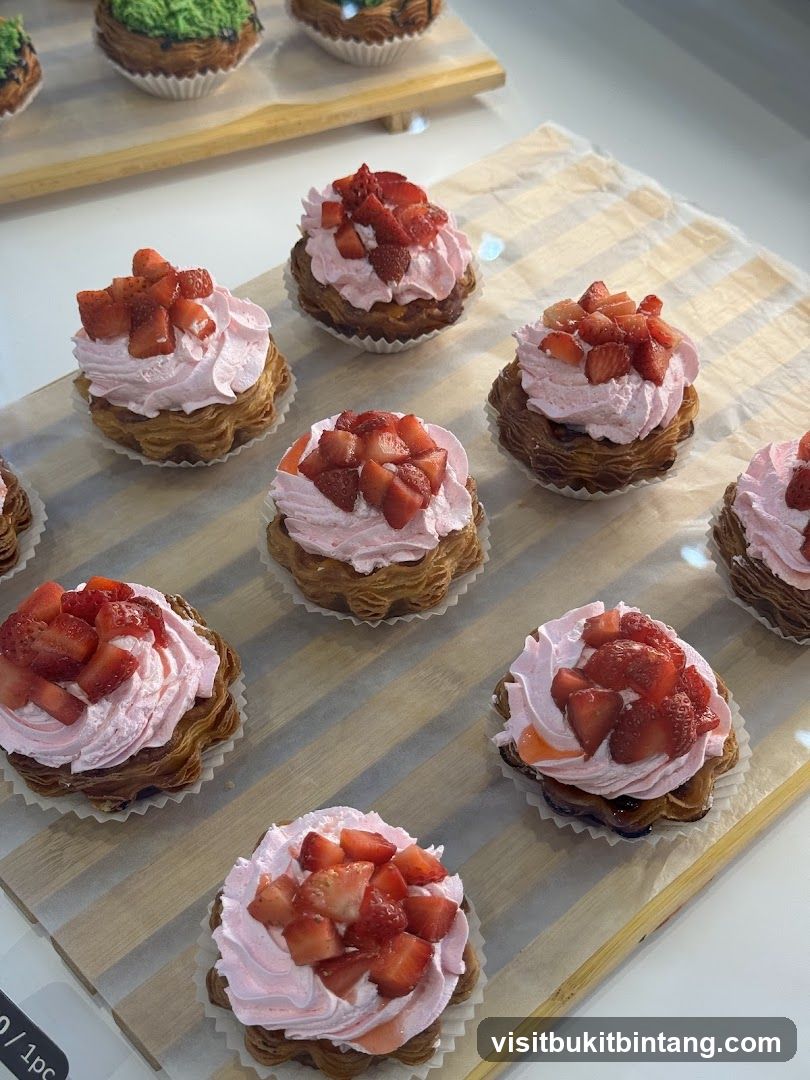 Strawberry Cream Pastries