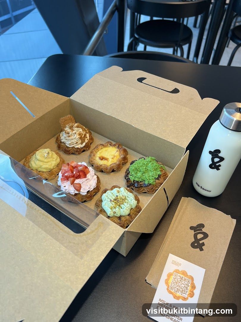 Assortment of Pastries in a Box
