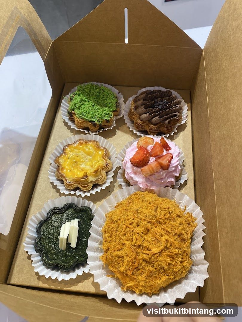 Assortment of Pastries in a Box