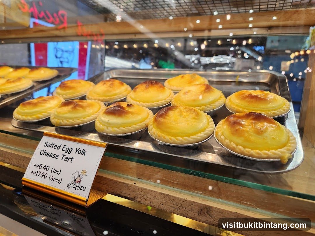 Salted Egg Yolk Cheese Tarts