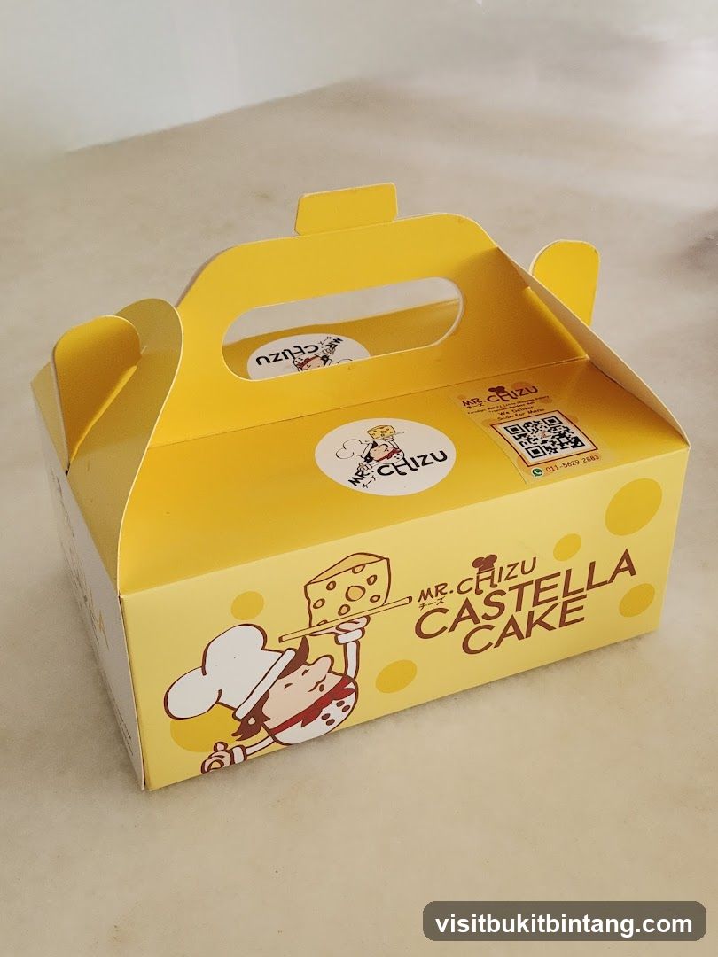 Mr. Chizu Castella Cake Box