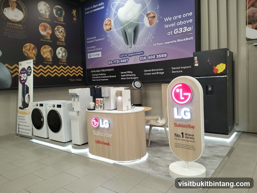 LG Subscribe Rental Home Appliances Display