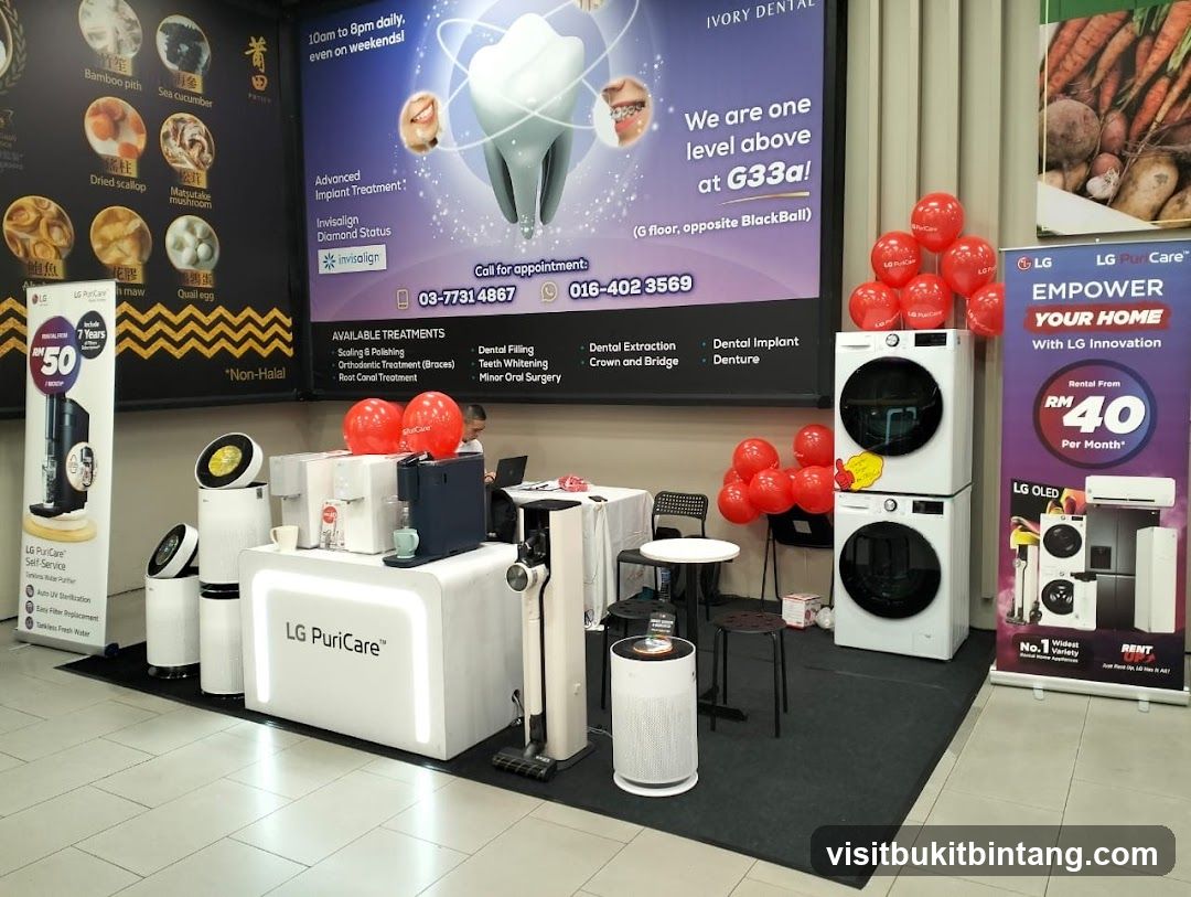 LG PuriCare and Dental Services Display