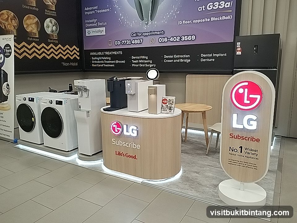 LG Home Appliances Display