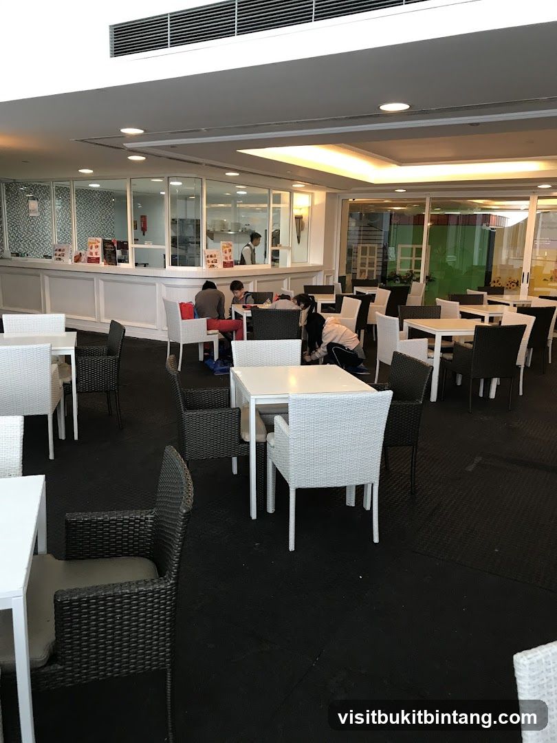 Cafe Interior with Tables and Chairs