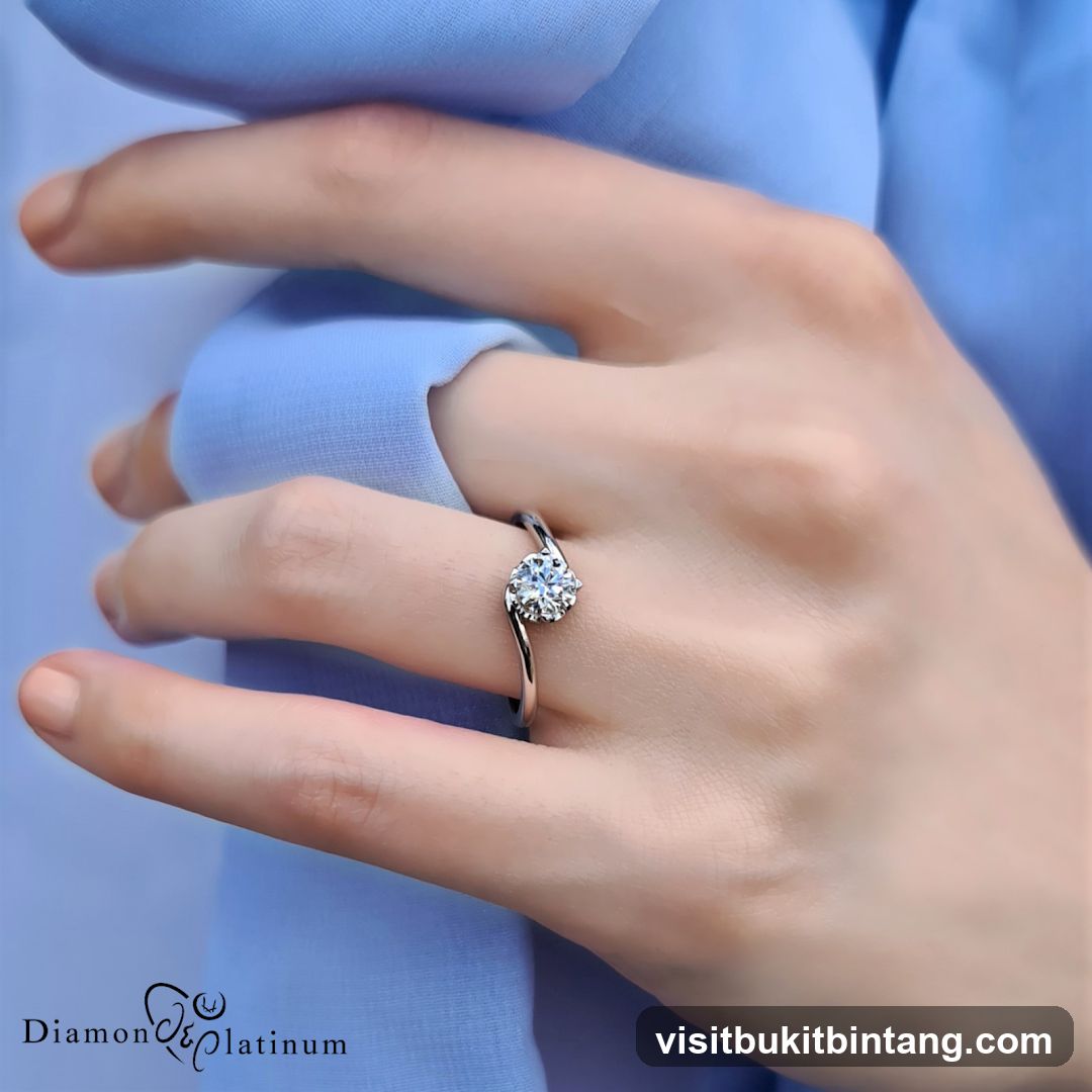 Diamond Ring on Hand