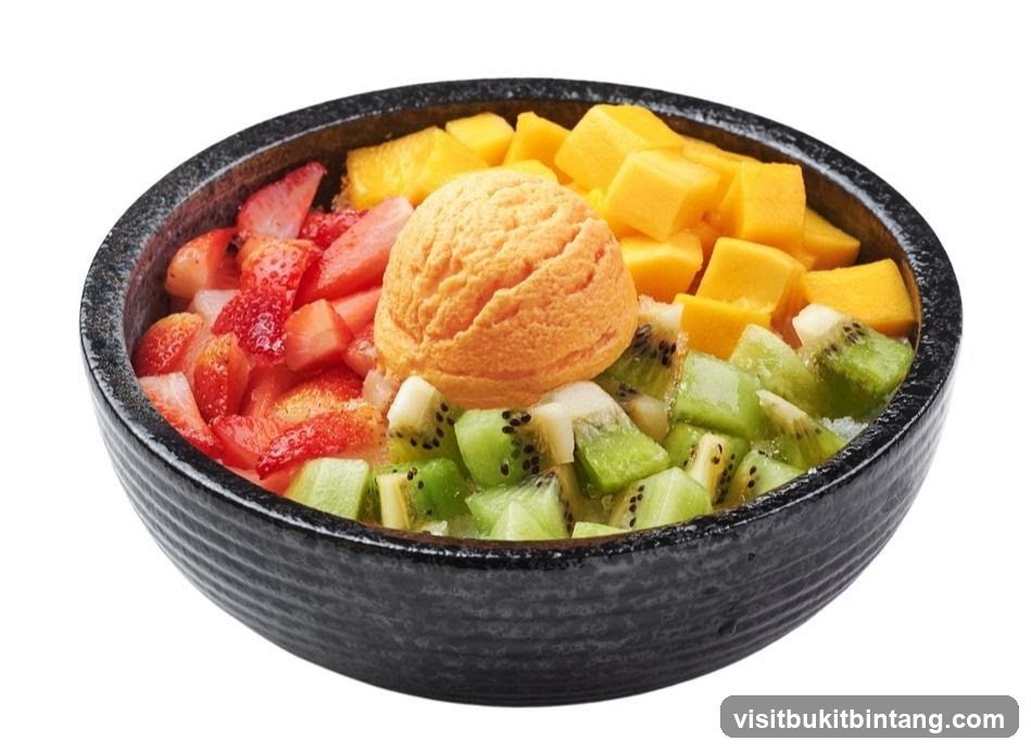 Fruit and Ice Cream Bowl