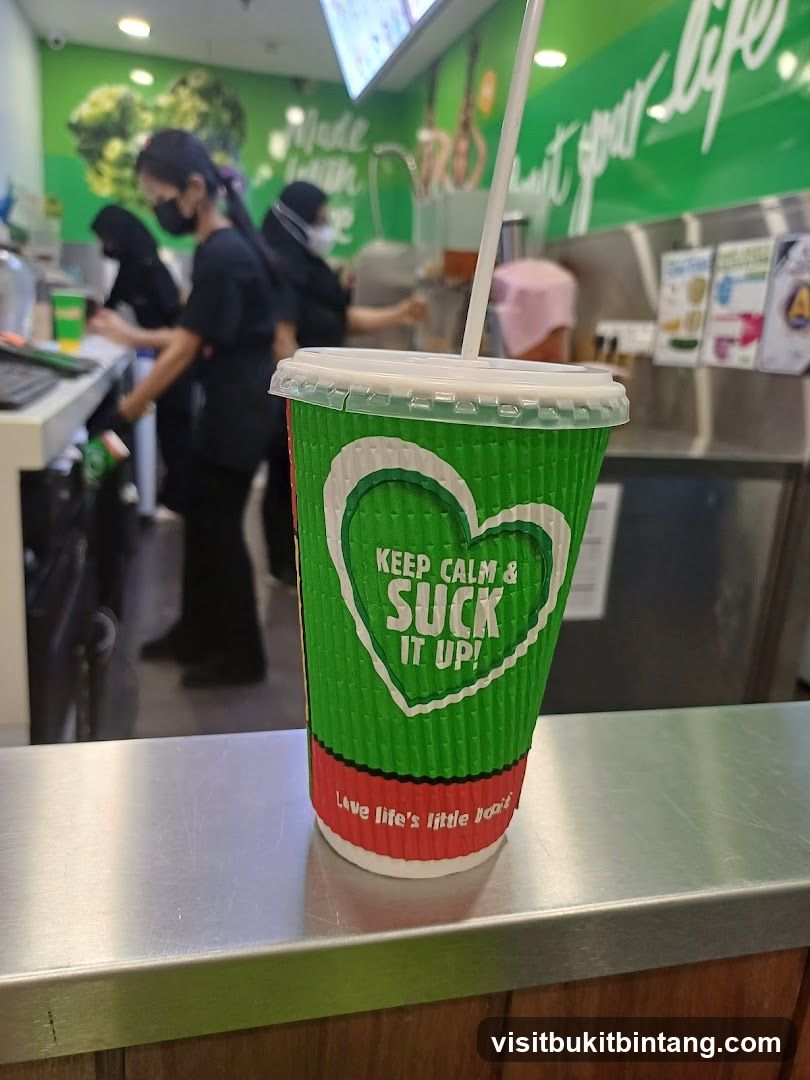 Cup with slogan