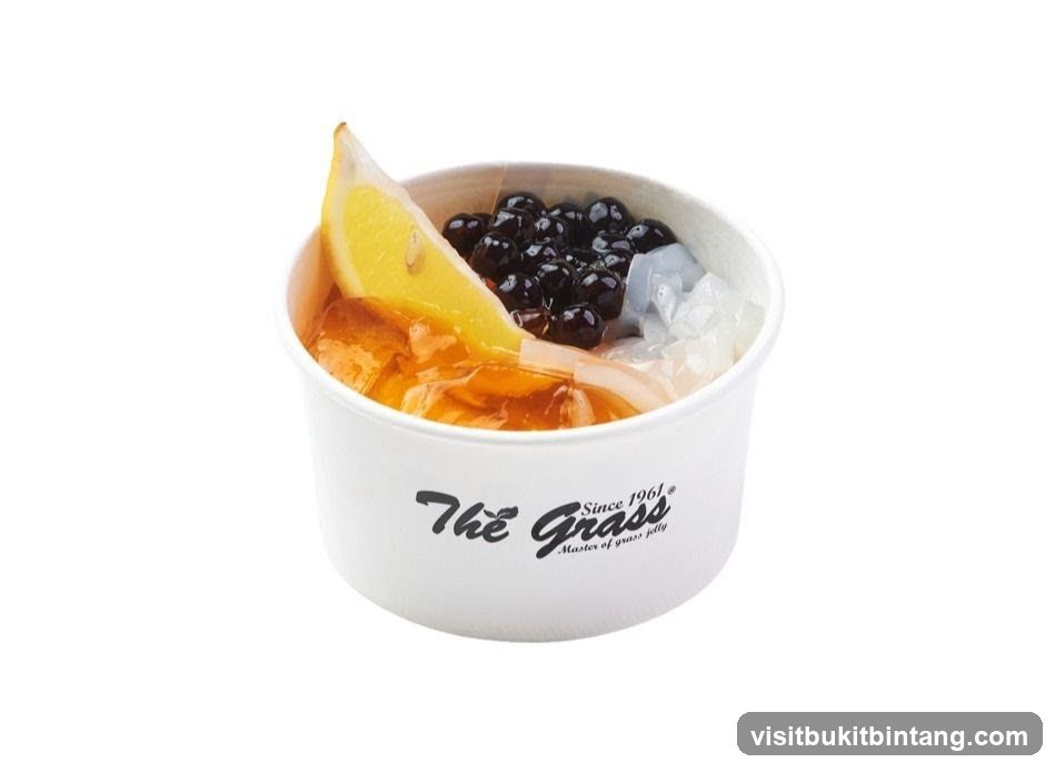 Grass Jelly Dessert