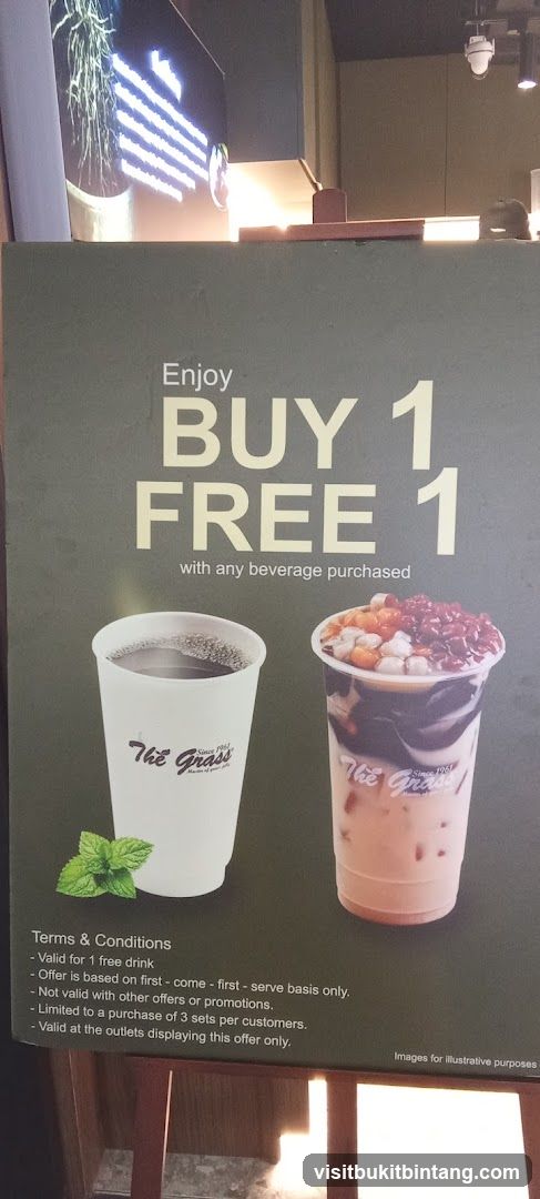 Buy 1 Free 1 Beverage Promotion