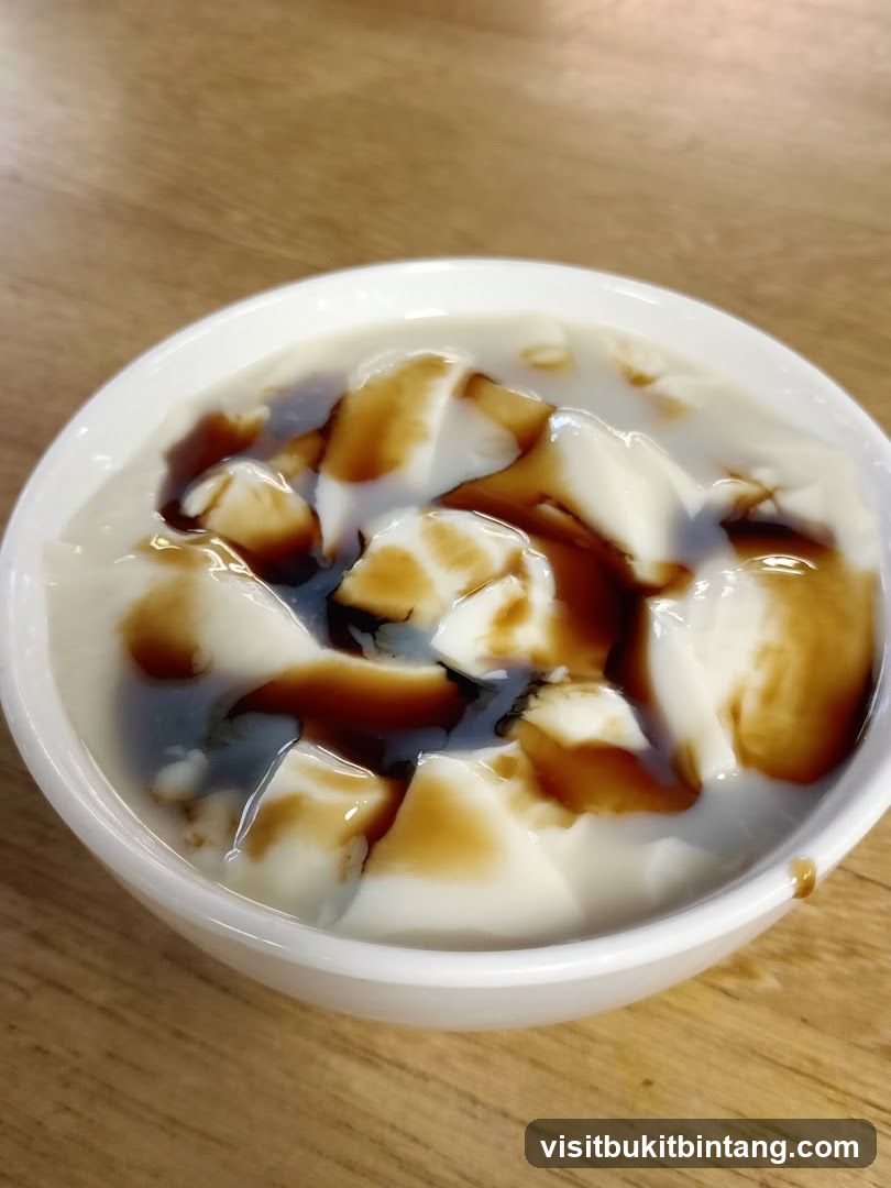 Tofu Pudding with Syrup